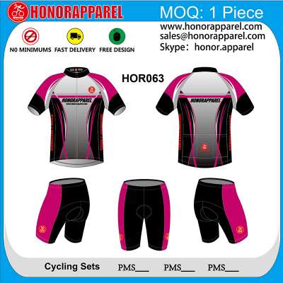 Custom Sublimation Sports Cycling Jersey for Boy and Girl